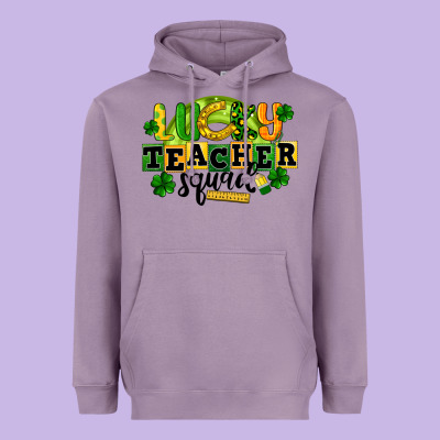 Lucky Teacher Squad St. Patrick's Day Heavyweight Hoodie Designed By Cowgirlartshop