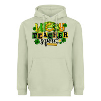 Matcha Lucky Teacher Squad St. Patrick's Day Heavyweight Hoodie - CowGirlArtShop