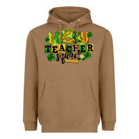 Toasted Coconut Lucky Teacher Squad St. Patrick's Day Heavyweight Hoodie - CowGirlArtShop