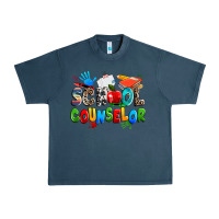 Midnight Navy school counselor Urban Heavy Tee - NancyCooperArtShop