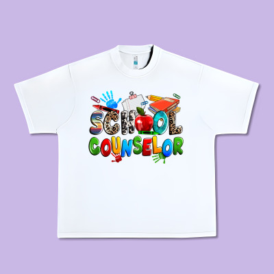School Counselor Urban Heavy Tee Designed By Nancycooperartshop