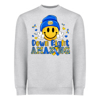 Heather Grey down right amazing Heavyweight Sweatshirt - Artiststas