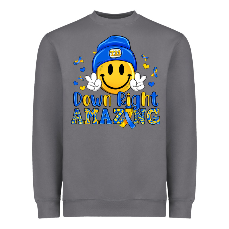 Down Right Amazing Heavyweight Sweatshirt by Artiststas | Teevron
