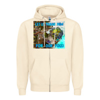 Sandshell let us thank hım for our food Zipper Hoodie - TumblerDesignByShophia