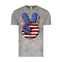 Cloud Rock peace 4th july Vintage Tee - NancyCooperArtShop