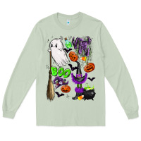 Matcha cute ghost Long Sleeve Tee - LillyAllenDesigns
