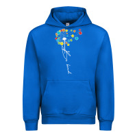 Cobalt Dandelion Autism Puzzle Be Kind Urban Hoodie - CowhideDigitalArt