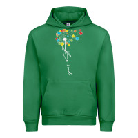 Emerald Dandelion Autism Puzzle Be Kind Urban Hoodie - CowhideDigitalArt