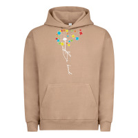 Pigment Burro Dandelion Autism Puzzle Be Kind Urban Hoodie - CowhideDigitalArt