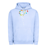 Pigment Grape Ice Dandelion Autism Puzzle Be Kind Urban Hoodie - CowhideDigitalArt