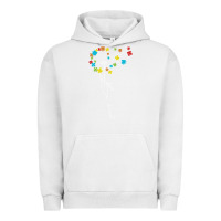 Pigment Lunar Rock Dandelion Autism Puzzle Be Kind Urban Hoodie - CowhideDigitalArt