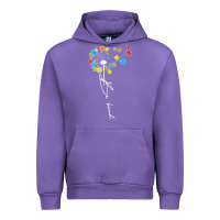 Tulip Dandelion Autism Puzzle Be Kind Urban Hoodie - CowhideDigitalArt