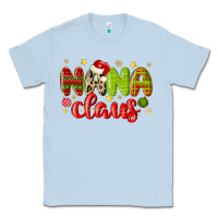 Dusty Blue nana claus Classic Tee - MaliasSmallBusiness
