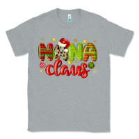 Heather Grey nana claus Classic Tee - MaliasSmallBusiness