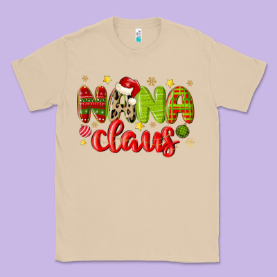 Nana Claus Classic Tee Designed By Maliassmallbusiness