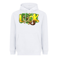 White Love St. Patrick's Day Heavyweight Hoodie - HowdyJamesFarm