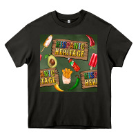 Asphalt hispanic heritage seamless pattern Heavy Core Tee - BundleAndBundleShop