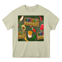 Mossy hispanic heritage seamless pattern Heavy Core Tee - BundleAndBundleShop