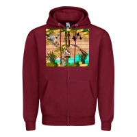 Burgundy hunting life Zipper Hoodie - TumblerDesignByShophia