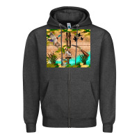 Charcoal Heather hunting life Zipper Hoodie - TumblerDesignByShophia