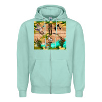 Seafoam hunting life Zipper Hoodie - TumblerDesignByShophia