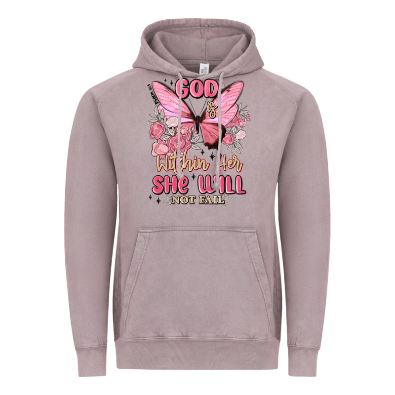 God Is Within Her She Will Not Fail Vintage Hoodie by MaliasSmallBusiness | Teevron
