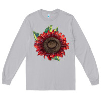 Moon Dust ProCut Red Sunflower Long Sleeve Tee - LillyAllenDesigns