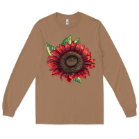 Toasted Coconut ProCut Red Sunflower Long Sleeve Tee - LillyAllenDesigns