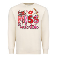 Sandshell little miss valentine Premium Sweatshirt - OliviaCreatesArt