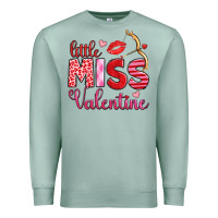 Seafoam little miss valentine Premium Sweatshirt - OliviaCreatesArt