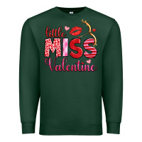 Sports Green little miss valentine Premium Sweatshirt - OliviaCreatesArt