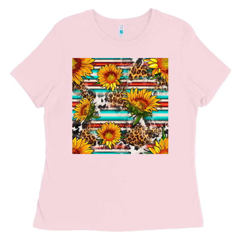 Serape Leopard Seamless Pattern Ladies Tee by BundleAndBundleShop | Teevron