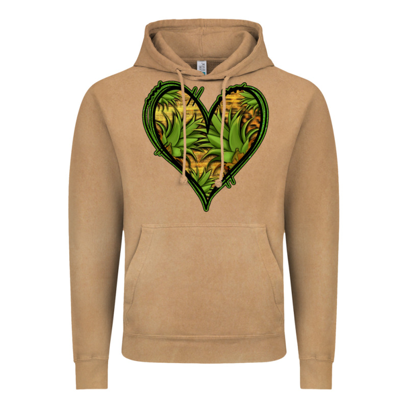 Pineapple Heart Vintage Hoodie by Jasminsmagicworld | Teevron