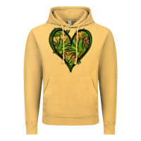 Vintage Mustard pineapple heart Vintage Hoodie - Jasminsmagicworld