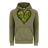 Vintage Olive pineapple heart Vintage Hoodie - Jasminsmagicworld