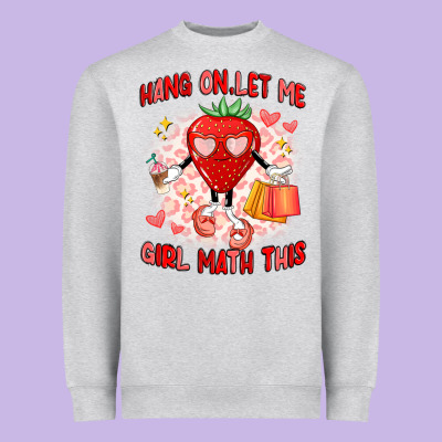 Hang On,let Me Girl Math This Heavyweight Sweatshirt Designed By Artiststas