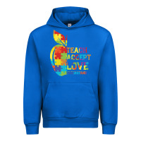 Cobalt Autism Teach Accept Understand Love Urban Hoodie - CowhideDigitalArt