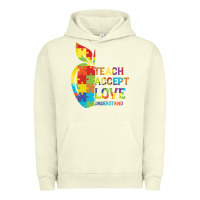 Pigment Pistachio Autism Teach Accept Understand Love Urban Hoodie - CowhideDigitalArt
