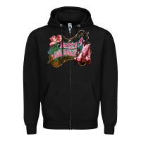 Black Desert dreamer Cowgirl boots hat Zipper Hoodie - HowdyJamesFarm