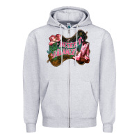 Heather Grey Desert dreamer Cowgirl boots hat Zipper Hoodie - HowdyJamesFarm