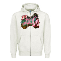 Oatmeal Heather Desert dreamer Cowgirl boots hat Zipper Hoodie - HowdyJamesFarm