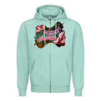 Seafoam Desert dreamer Cowgirl boots hat Zipper Hoodie - HowdyJamesFarm