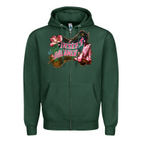 Sports Green Desert dreamer Cowgirl boots hat Zipper Hoodie - HowdyJamesFarm