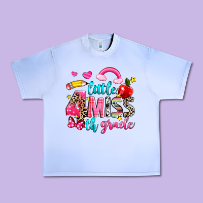 Little Miss Fourth Grade Urban Heavy Tee Designed By Nancycooperartshop