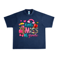 Navy little miss fourth grade Urban Heavy Tee - NancyCooperArtShop