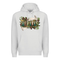 Dove Grey He lives Easter Day Premium Hoodie - HowdyJamesFarm