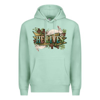 Seafoam He lives Easter Day Premium Hoodie - HowdyJamesFarm