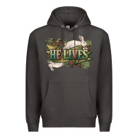 Smoke He lives Easter Day Premium Hoodie - HowdyJamesFarm