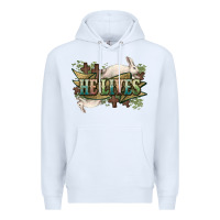 White He lives Easter Day Premium Hoodie - HowdyJamesFarm
