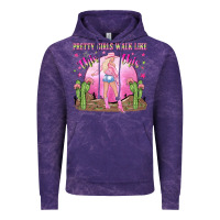 Cloud Purple pretty girls walk like this this Vintage Hoodie - NancyCooperArtShop